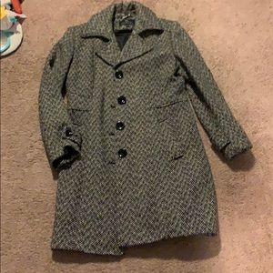 Black and White Coat